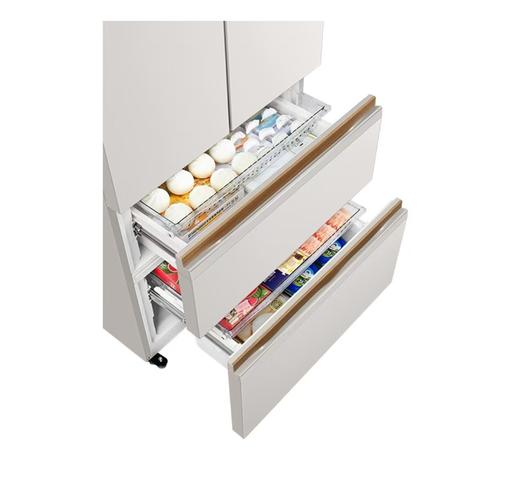 【家电特推】东芝（TOSHIBA）冰箱法式四门520升高容全嵌雾化保鲜抗菌净味双系统智能家用大冰箱GR-RF536WI-PG1D4玉芷纱 商品图8