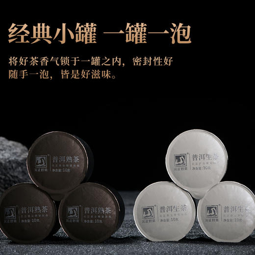 元正 【2023唐宋元明清 】系列普洱茶210g 商品图2