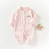 【纯棉材质，舒适透气，A类品质，安全放心】婴儿连体衣春秋款 睡衣纯棉a类新生儿衣服 秋冬宝宝打底衣 长袖哈衣-QQ 商品缩略图10