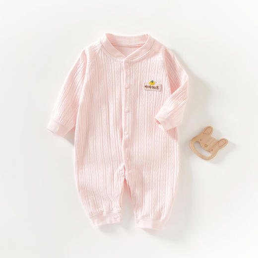 【纯棉材质，舒适透气，A类品质，安全放心】婴儿连体衣春秋款 睡衣纯棉a类新生儿衣服 秋冬宝宝打底衣 长袖哈衣-QQ 商品图10