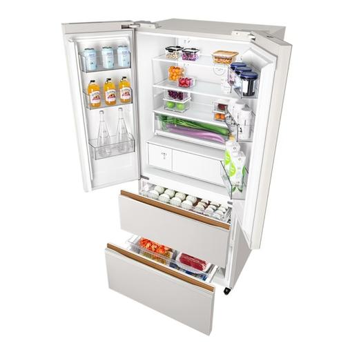 【家电特推】东芝（TOSHIBA）冰箱法式四门520升高容全嵌雾化保鲜抗菌净味双系统智能家用大冰箱GR-RF536WI-PG1D4玉芷纱 商品图4