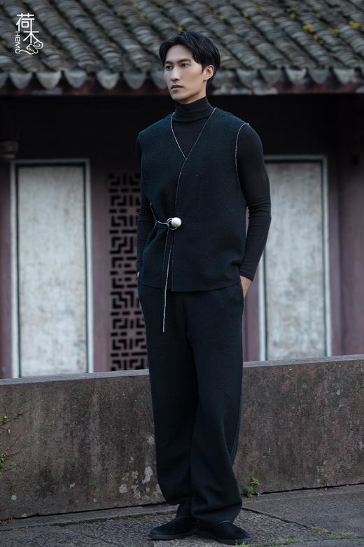 荷木HEMU丨[MEN]苍云·马甲 商品图4