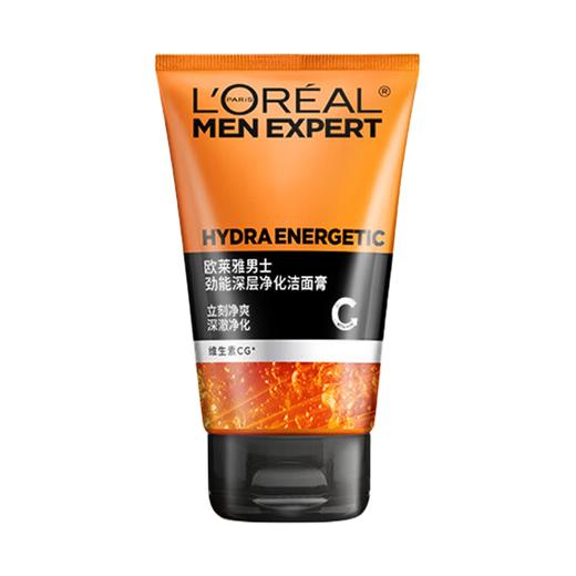 欧莱雅男士劲能深层净化洁面膏 100ml 商品图0