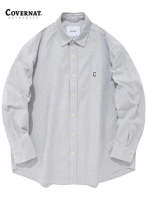 【云粉节】【6折】6楼COVERNATC标志牛津条纹衬衫CO2301SH01吊牌价599折后价359 商品图0