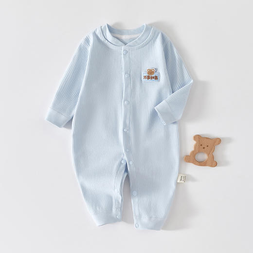 【纯棉材质，舒适透气，A类品质，安全放心】婴儿连体衣春秋款 睡衣纯棉a类新生儿衣服 秋冬宝宝打底衣 长袖哈衣-QQ 商品图14