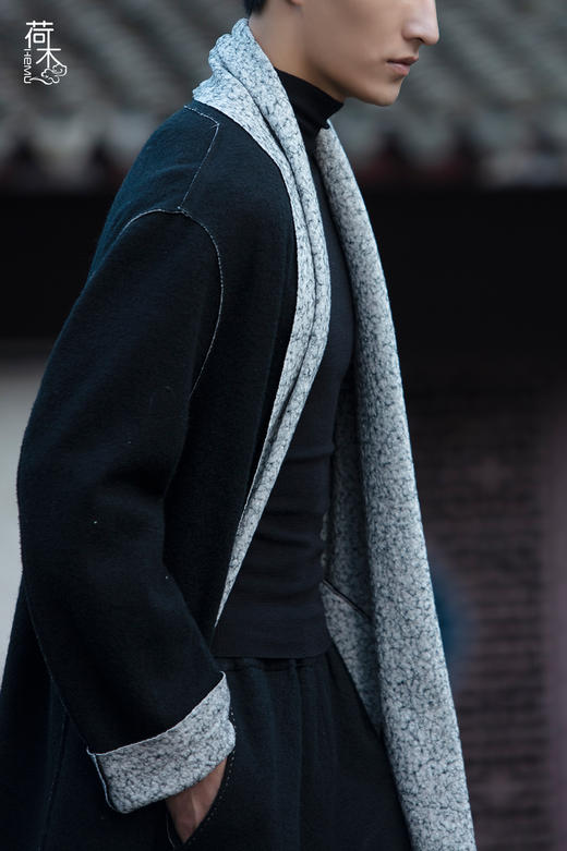 荷木HEMU丨[MEN]苍云·长外套 商品图4