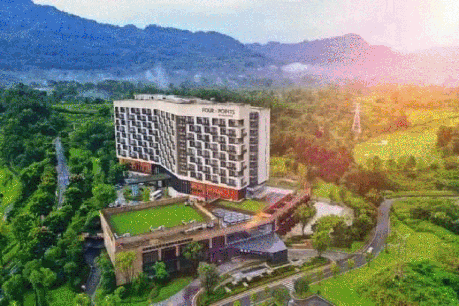 【万豪旗下喜来登·元旦春节不加价】仅299住豪华房，享早餐、健身房、泳池、餐券…坐拥大溪谷风光，亲子度假闭眼入！