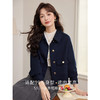 【年货节】熙世界小香风休闲短款外套女小个子百搭翻领夹克上衣2025秋装新款 商品缩略图2