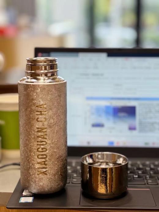 小罐茶纯钛随行焖闷杯双层真空保冷保温泡茶喝水杯子400ml送礼自用皆宜 商品图12