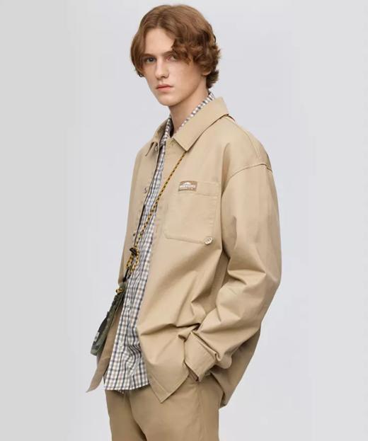 【大都会】TeenieWeenie小熊男装简约衬衫男2024夏季新款休闲外套翻领长袖 商品图3