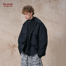 BJHG不计后果新中式美式羽绒服外套男秋冬季潮牌cleanfit三防夹克