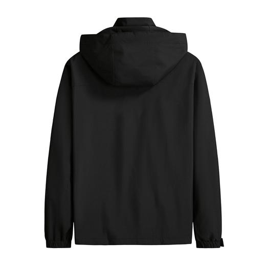 【可拆卸帽】【新款DSS】大依优型大码男装连帽夹克加肥加大休闲夹克胖子宽松防风外套上衣 商品图5