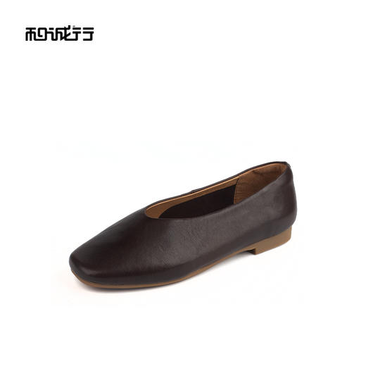 和诚行 2024秋冬新款时尚百搭平底一脚蹬女士休闲浅口单鞋1200032 商品图1