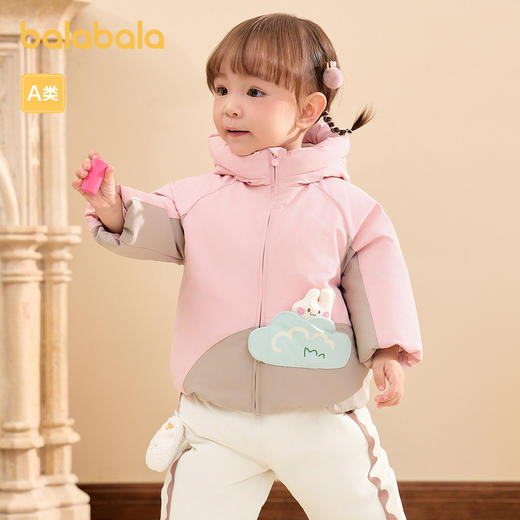 巴拉巴拉儿童羽绒服男女童冬季婴儿宝宝外套新款造型时髦可爱 商品图2