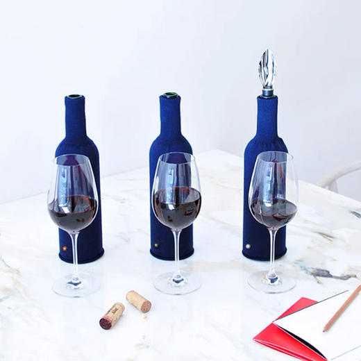 法国进口L'Atelier du Vin盲品红酒袋精梳棉葡萄酒香槟起泡酒瓶套 商品图4
