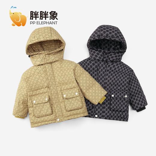 【轻暖百类 印花羽纯服】冬季新款男女童装 儿童中小大童装 加厚保暖羽绒服 连帽长袖外套-QQ 商品图4