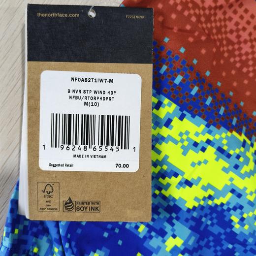 瑕疵THE NORTH FACE/北面 童装LOGO印花拉链拉链连帽夹克外套 商品图4