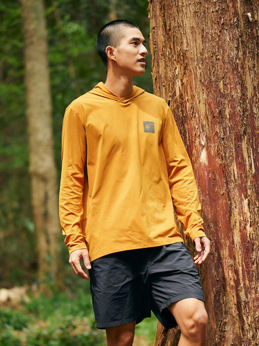 隐者山之道户外休闲防晒速干抗菌舒适透气春夏云溪帽衫 商品图1