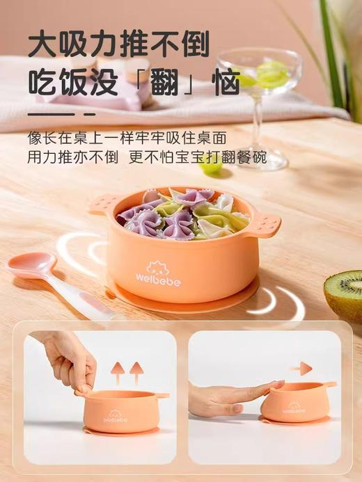 松下 宝宝硅胶一体式辅食碗 蓝色 

（适宜4个月—6岁） 商品图2