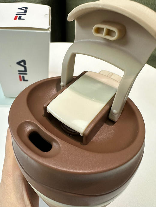 存元！Z品单！fila不锈钢咖啡杯多功能直饮吸管保温杯 商品图10