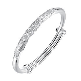 东方美人长安花银手镯