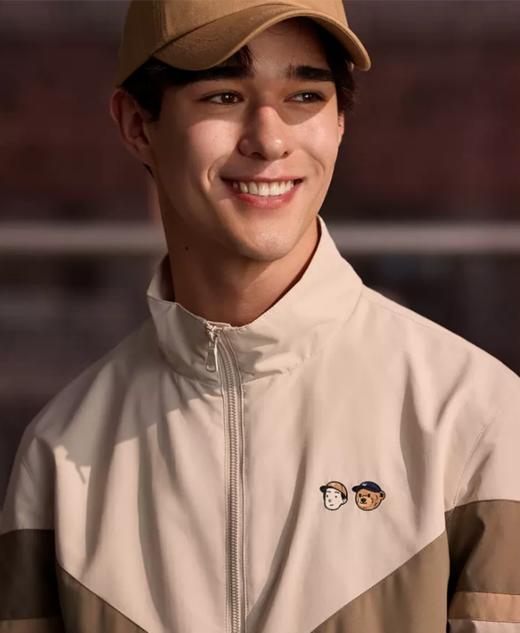 【大都会】AARON CHANG联名 TeenieWeenie小熊男装撞色外套2024秋季新款 商品图3