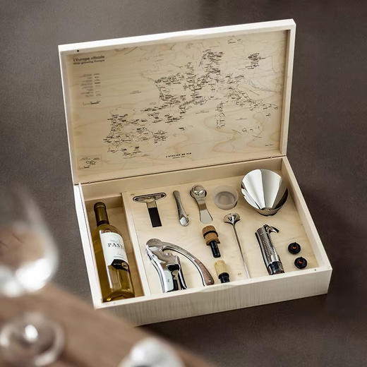 法国L'Atelier du Vin红酒开瓶器老酒刀真空酒塞高档酒具套装礼盒 商品图0