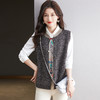CC-10-5378马甲老钱风2024秋季新款无袖新中式马夹开衫外套针织衫 商品缩略图2
