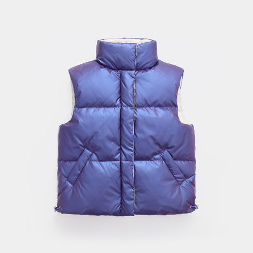 【小可爱出没 百搭马甲~】秋冬新款女童男童 小孩中小大童 加厚坎肩立领纯色羽绒服 马甲背心 柔软舒适 排汗排湿 透气不紧捂-QQ 商品图7