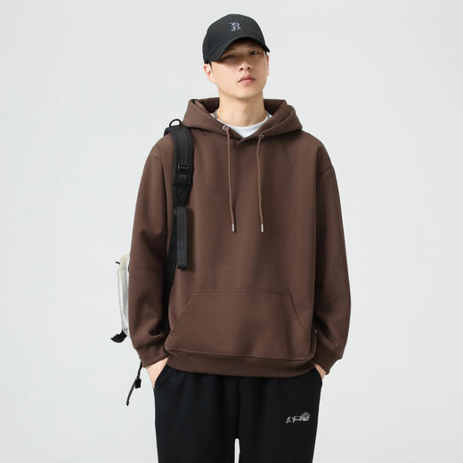 【新款DQ】大依优型大码连帽卫衣男宽松休闲上衣胖子加肥加大男士潮流 商品图7