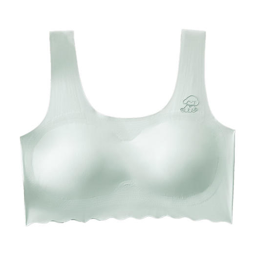 【少女发育期&背心款，大大降低少女的排斥心理】固定杯一体式无痕 少女学生发育期内衣 冰丝运动背心文胸 女童青春期内衣-QQ 商品图4