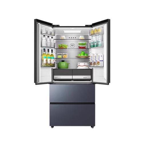 美的(Midea)（202833）冰箱516升超薄零嵌式法式多门家用净味智能变频风冷无霜冰箱 BCD-516WFGPZM 沁玉蓝-秘境 商品图2