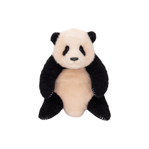 熊猫工厂 仿真熊猫玩偶 6月龄 福宝 仿真大熊猫玩偶送女友七夕情人节礼物毛绒玩具 商品图0