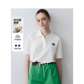 TeenieWeenie小熊字母POLO衫T恤女夏季女t恤TTHA242491P