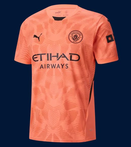 小李子彪马曼城24-25赛季客场球迷版守门员短袖门将服 商品图4