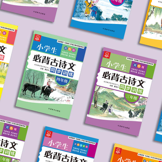 《小学生必背古诗文同步训练》1-6年级（全6册） 商品图12