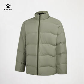 卡尔美方寸之间系列男士冬季新款短款立领羽绒服