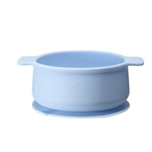 松下 宝宝硅胶一体式辅食碗 蓝色 

（适宜4个月—6岁） 商品图0