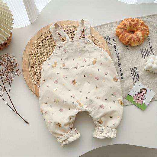 【婴儿背带裤森系两件套】秋款衣服套装韩国童装可爱卡通女宝宝打底 商品图2
