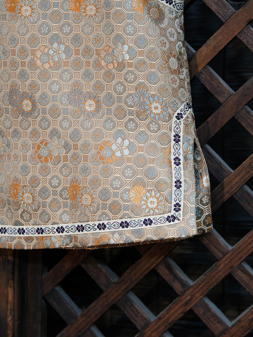 下架不制作了// 盛唐婧 |中式国风冰梅纹琵琶襟马甲 商品图5