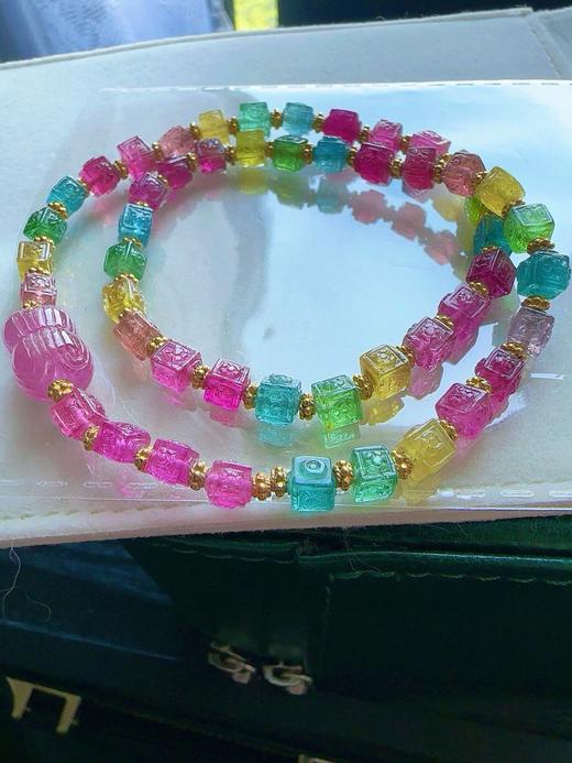 18.3g 雕刻碧玺手链 商品图7