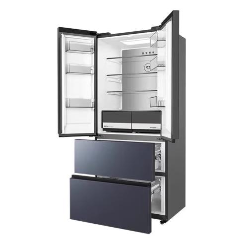 美的(Midea)（202833）冰箱516升超薄零嵌式法式多门家用净味智能变频风冷无霜冰箱 BCD-516WFGPZM 沁玉蓝-秘境 商品图1