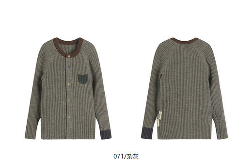 jnby  24年秋款  短款开襟毛衫  YO9310280 商品图13