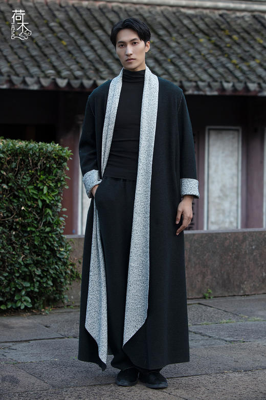 荷木HEMU丨[MEN]苍云·长外套 商品图2