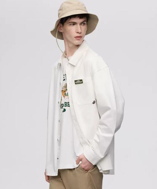 【大都会】TeenieWeenie小熊男装简约衬衫男2024夏季新款休闲外套翻领长袖 商品图1