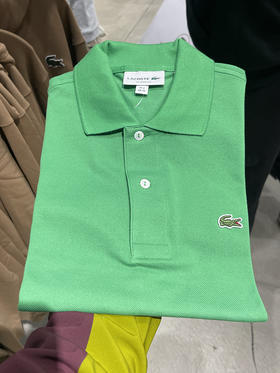 Lacoste/法国鳄鱼 男士夏季珠地棉经典版休闲短袖POLO衫L1212