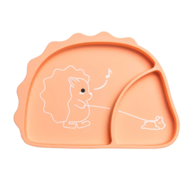 松下 宝宝硅胶一体式辅食盘 桔色 

（适宜4个月—6岁）