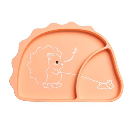 松下 宝宝硅胶一体式辅食盘 桔色 

（适宜4个月—6岁） 商品图0