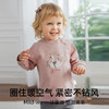 【宝宝服饰】EMXEE嫚熙24年新款A类童装开肩圆领长袖卫衣 商品缩略图1