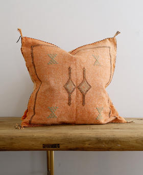 伽罗 JALO 摩洛哥进口手工龙舌兰丝抱枕【No.24433~No.24470】约50x50cm